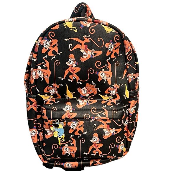 Disney Aladdin Abu Monkey Mini Backpack Black Print Genie Magic Lamp main image 7